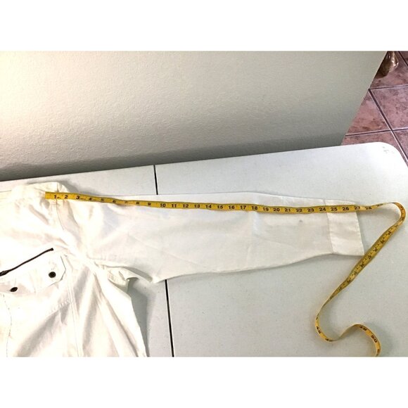 GUESS- MENS WHITE BUTTON-DOWN LONG SLEEVE 100 COTTON SHIRT SIZE XX-LARGE - Picture 4 of 7